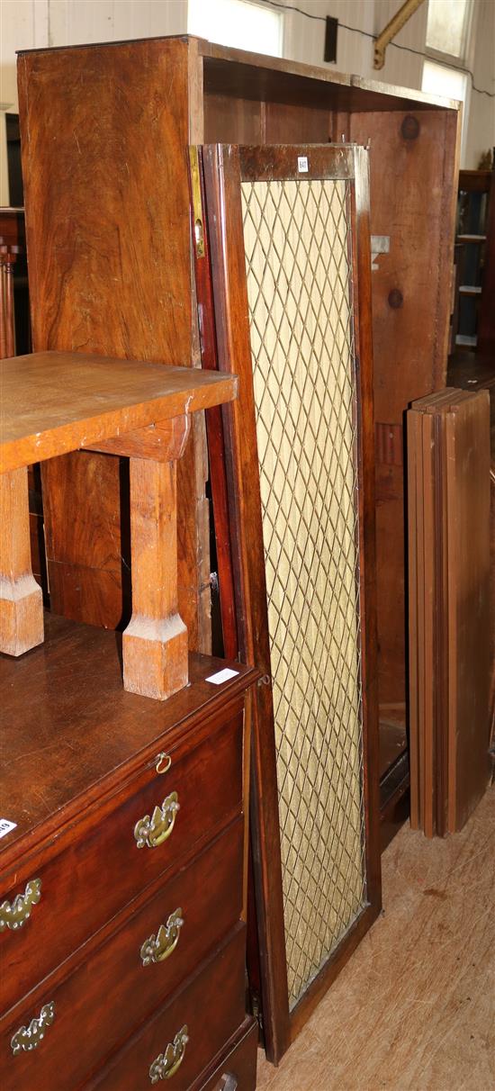 Victorian walnut cupboard